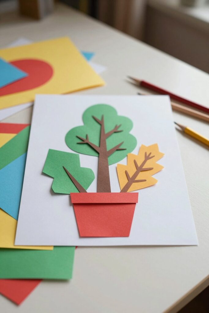 AI hero concept for Paper Craft Ideas for a Calm Seasonal Display