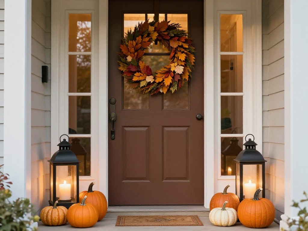 Halloween Front Door — Decor concept for Start with your door as a canvas
